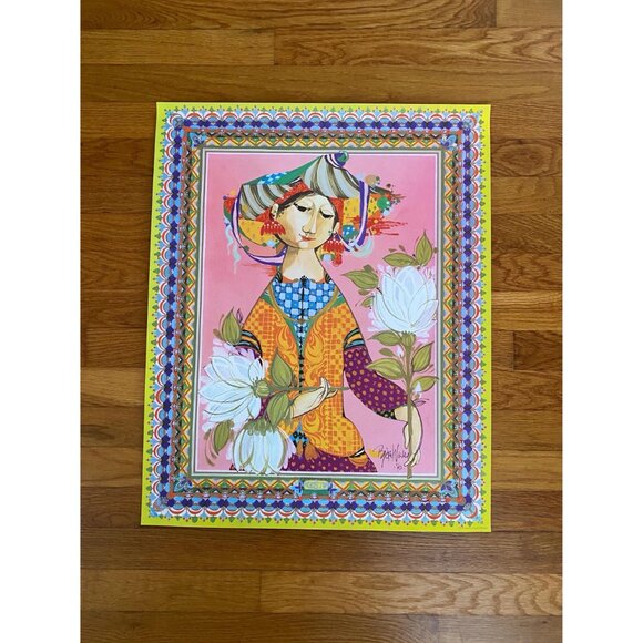 Bjørn Wiinblad The Four Corners of the World East, Lady of the East, Poster - Picture 2 of 7